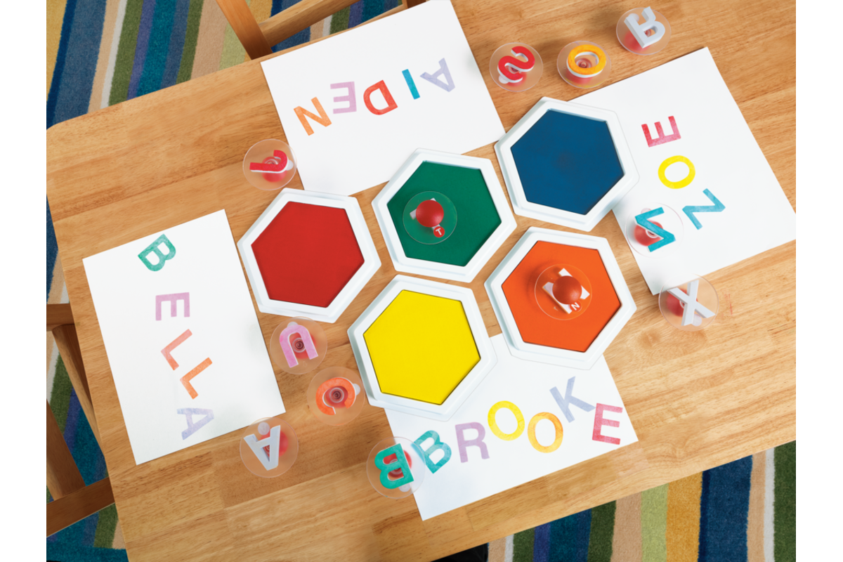 Stempelset kleine letters 75 mm alfabet, 26 stuks