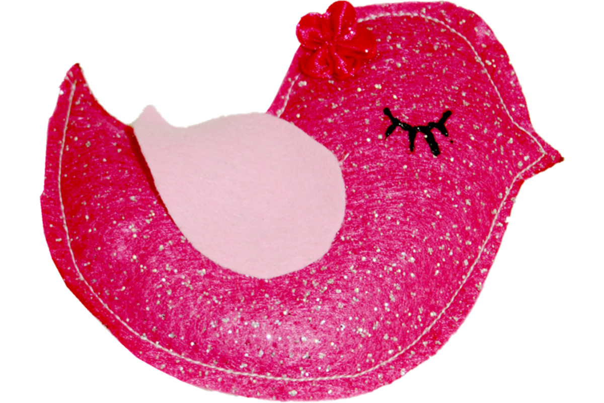 Vilt bio-glitter assorti 20 x 30 cm, 10 stuks