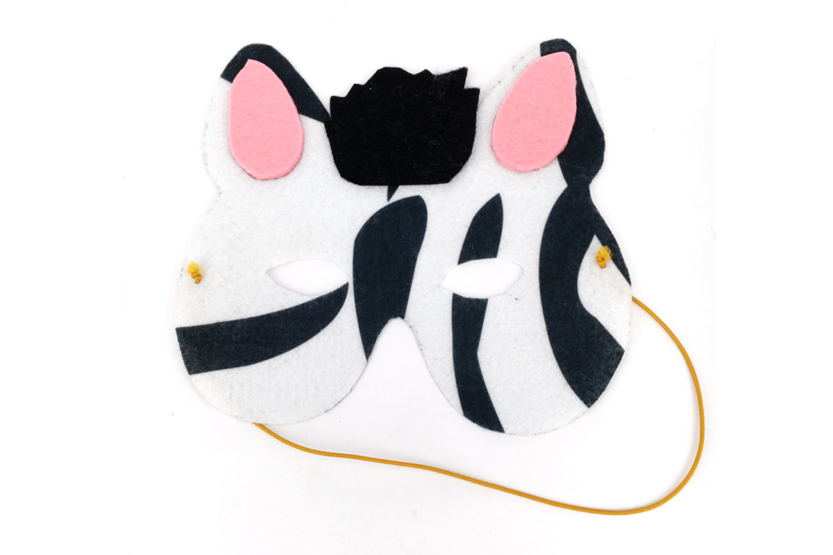 Vilt dierenprint 24 x 30 cm 1 mm, 12 stuks