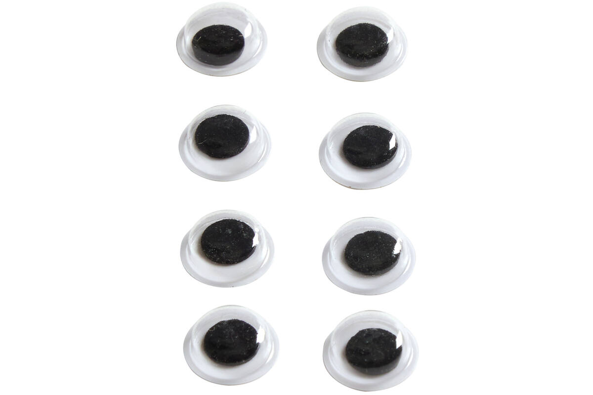 Wiebelogen 10 mm zwart, 1000 stuks