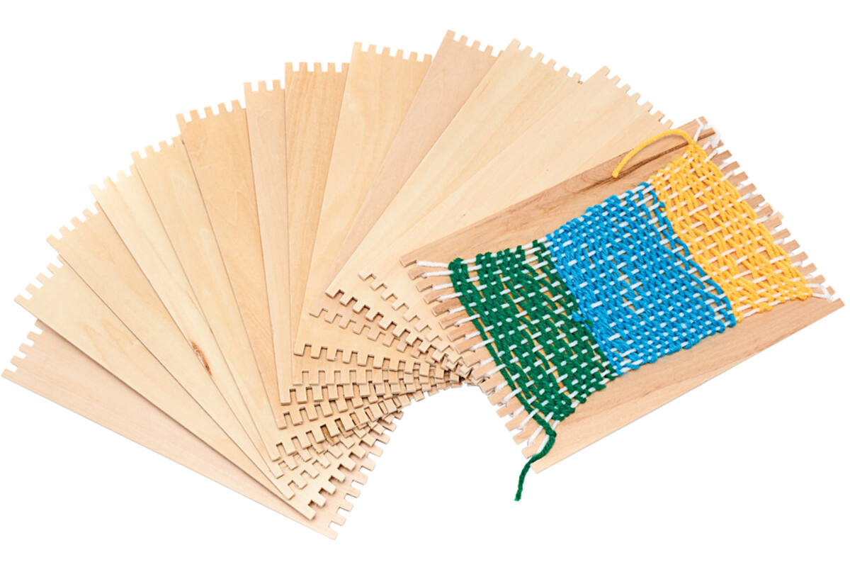 Weefraam hout, 12 stuks
