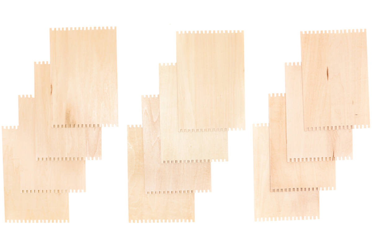 Weefraam hout, 12 stuks