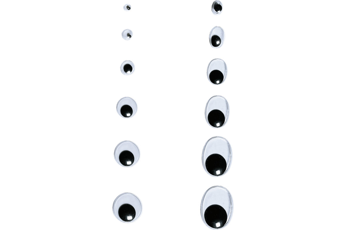 Plakogen beweegbaar 7 mm zwart/wit