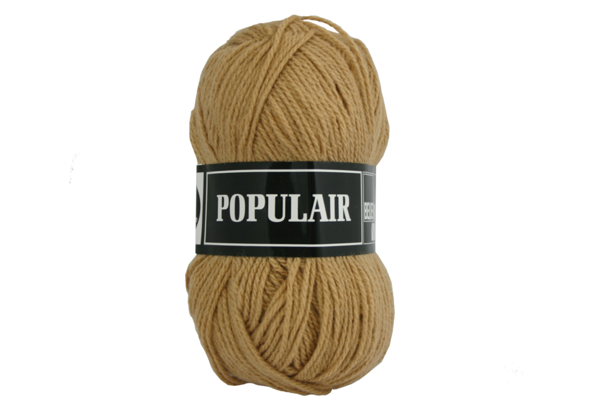 Breigaren populair acryl zandkleur 50 gram, 120 meter