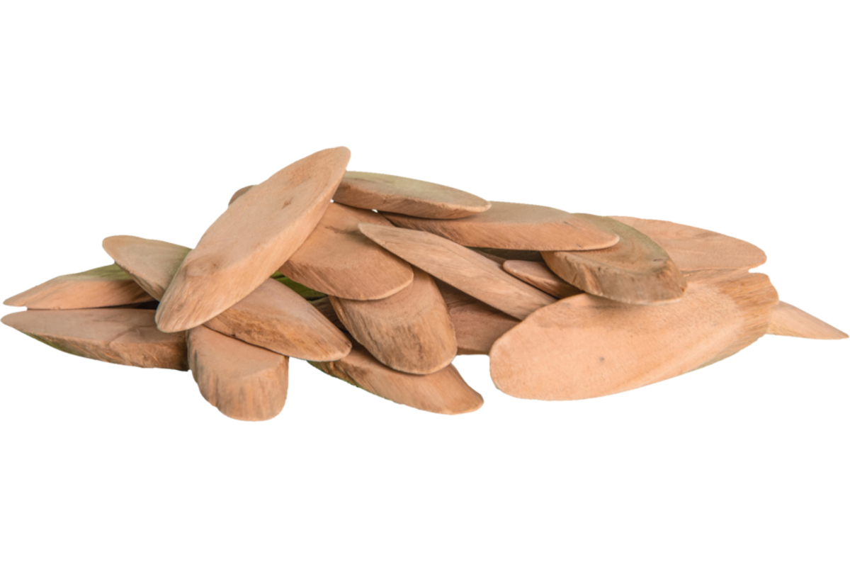 Drijfhout ovaal assorti naturel, 250 gram