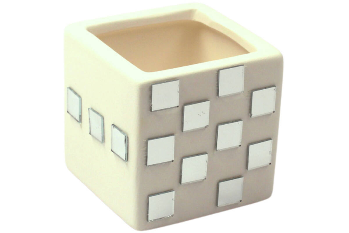 Mozaïek spiegelstickers 1,3 x 1,3 cm, 500 stuks