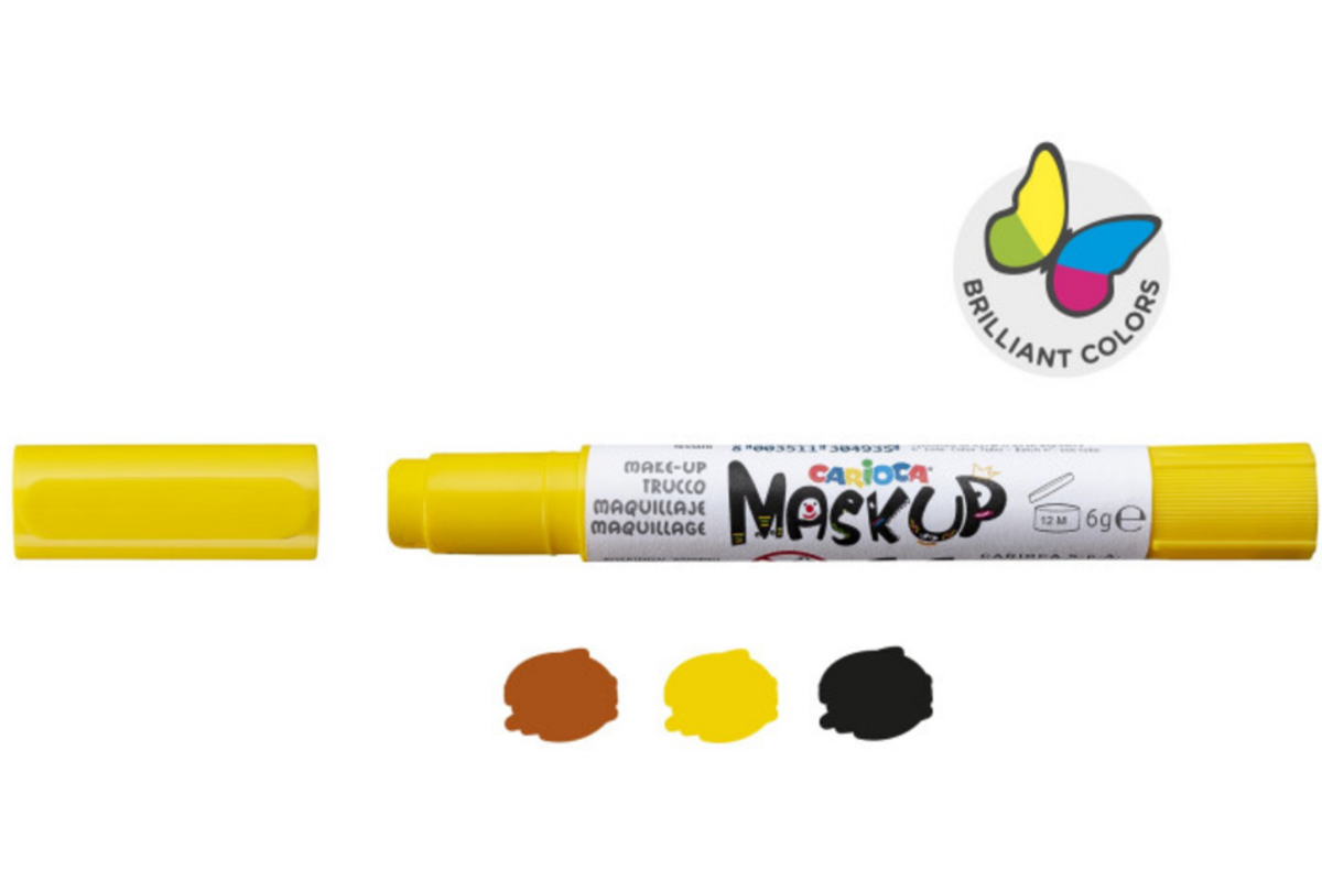 Mask-up schminkstiften Carioca klassenset, 24 stuks