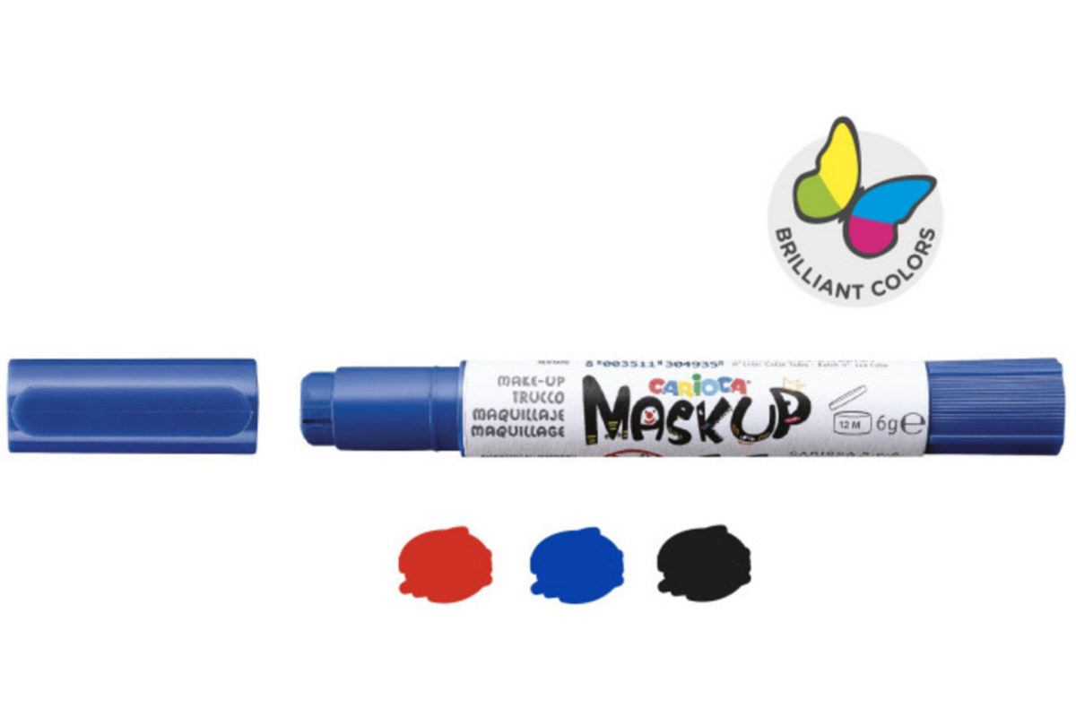 Mask-up schminkstiften Carioca klassenset, 24 stuks