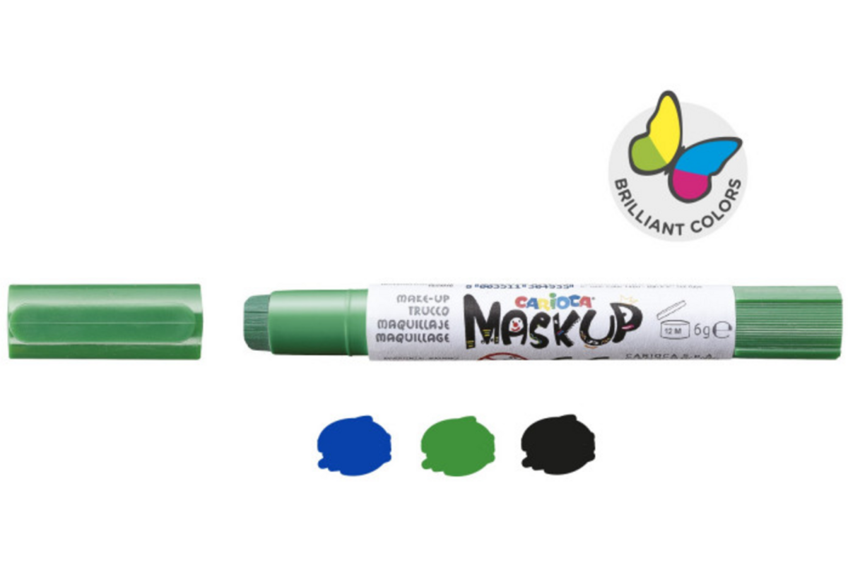 Mask-up schminkstiften Carioca klassenset, 24 stuks