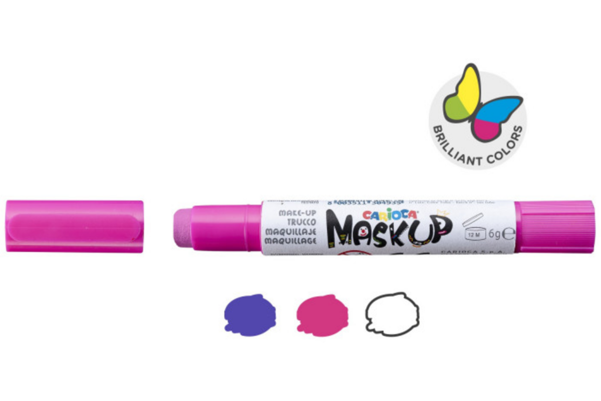 Mask-up schminkstiften Carioca klassenset, 24 stuks