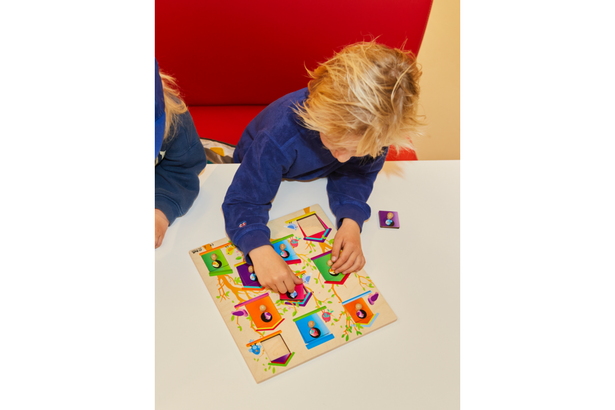 Rolf Puzzels - Knoppenpuzzel Vogelhuisjes
