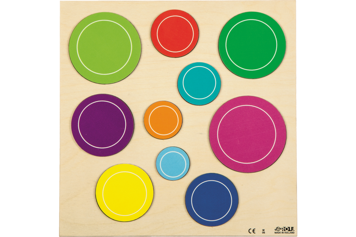 Rolf Puzzels - Reliëfpuzzelserie ontdek de grootte set 3, 3 stuks