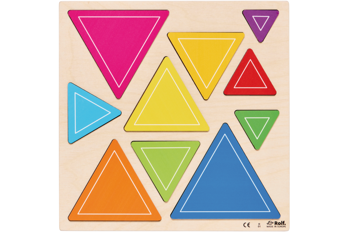 Rolf Puzzels - Reliëfpuzzelserie ontdek de grootte set 3, 3 stuks