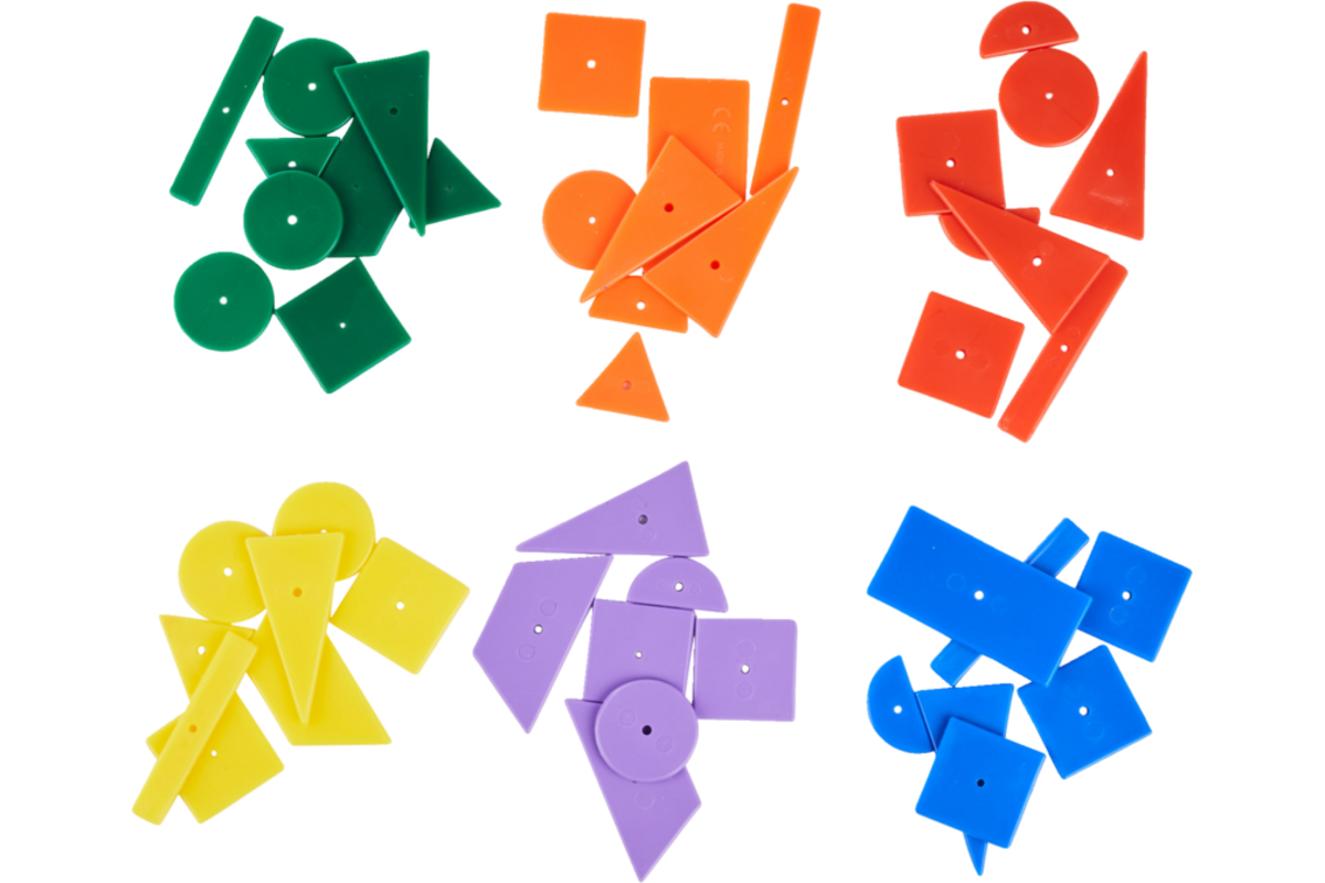 Rolf More - Hamertje tik Geo figurenset, 144 stuks