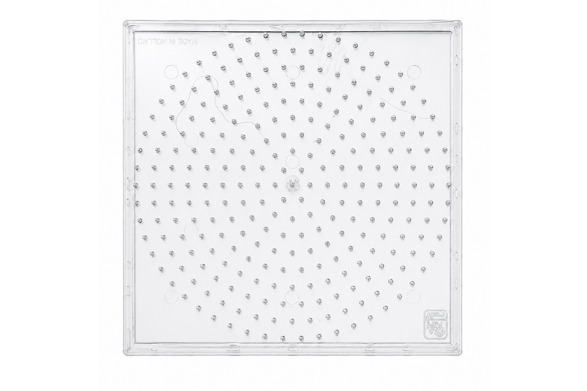 Rolf More - Kralenplank rond transparant