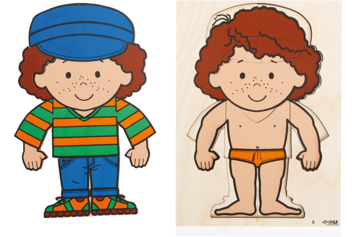 Rolf Puzzels - Aankleedpuzzel jongen, 22 stukjes