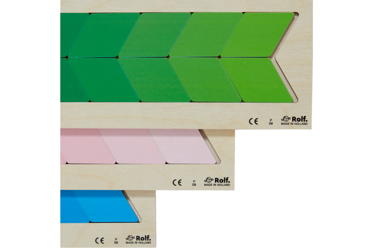 Rolf Puzzels - Puzzelserie Kleurnuance, set van 3 stuks
