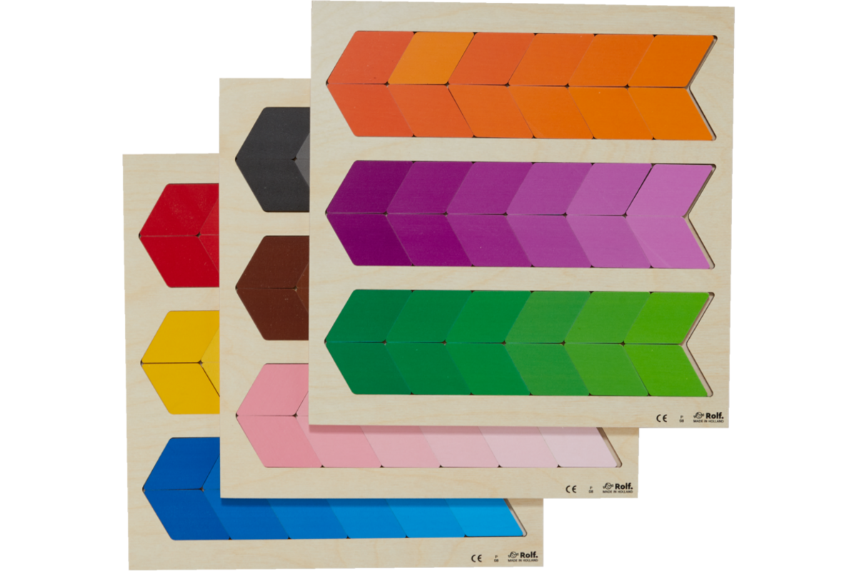 Rolf Puzzels - Puzzelserie Kleurnuance, set van 3 stuks