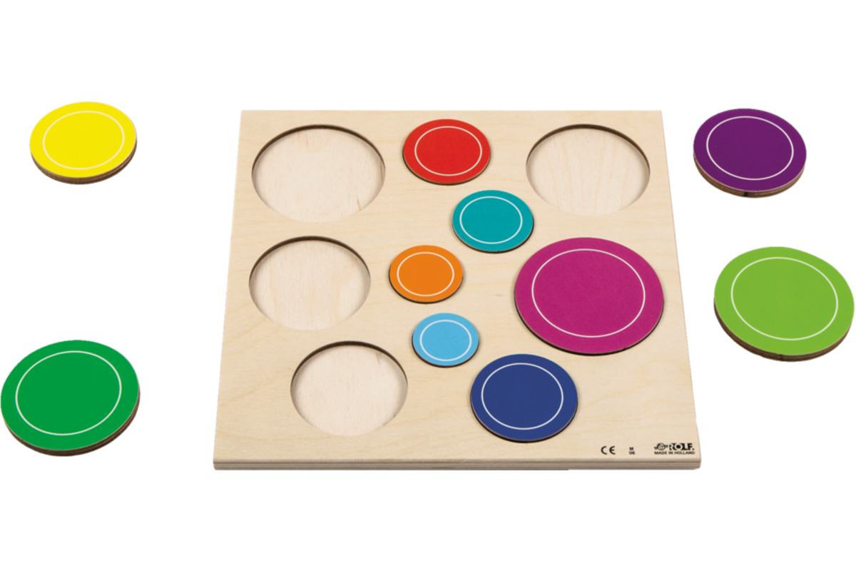 Rolf Puzzels - Reliëfpuzzelserie ontdek de grootte, 2 stuks