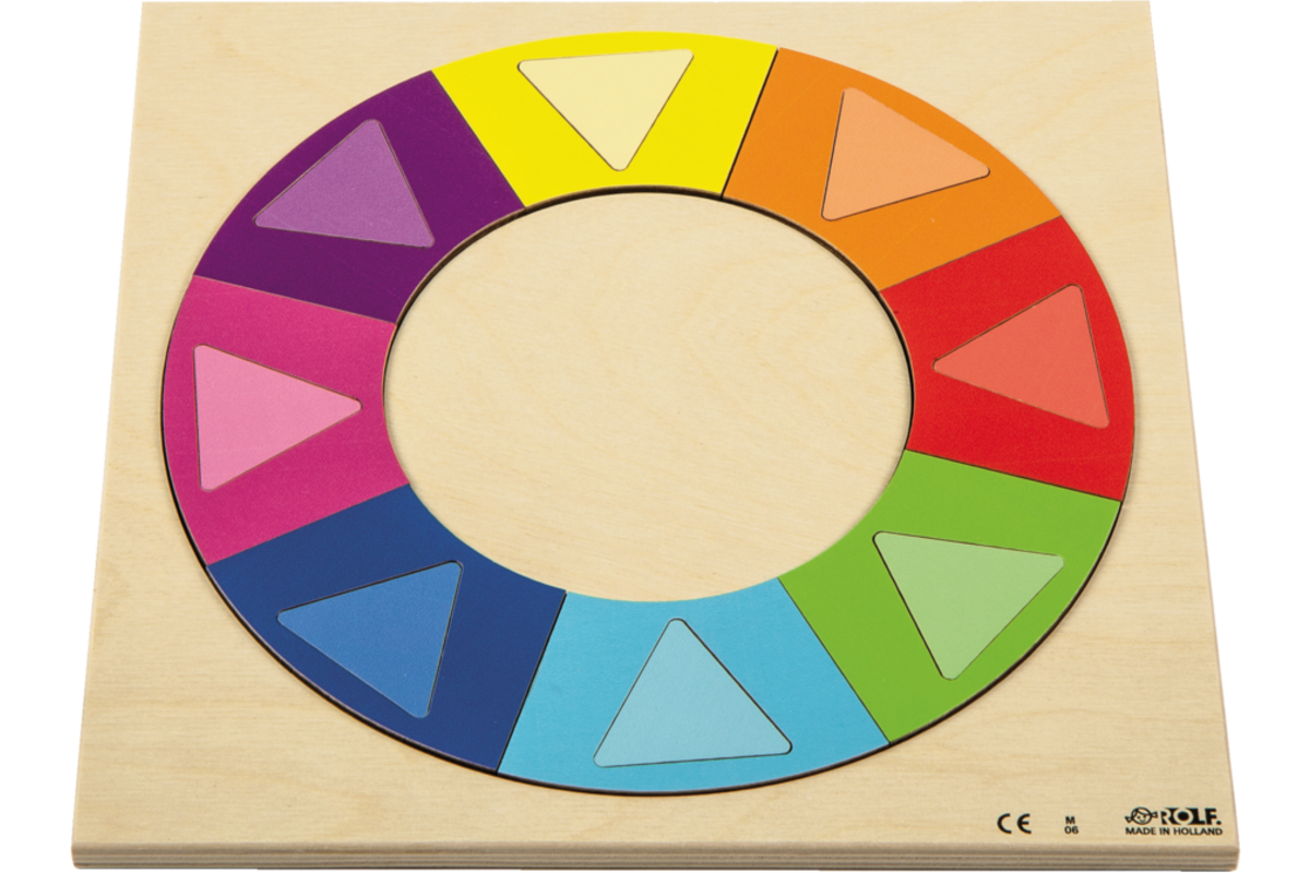 Rolf Puzzels - Reliëfpuzzelserie ontdek de kleur en vorm, 2 stuks
