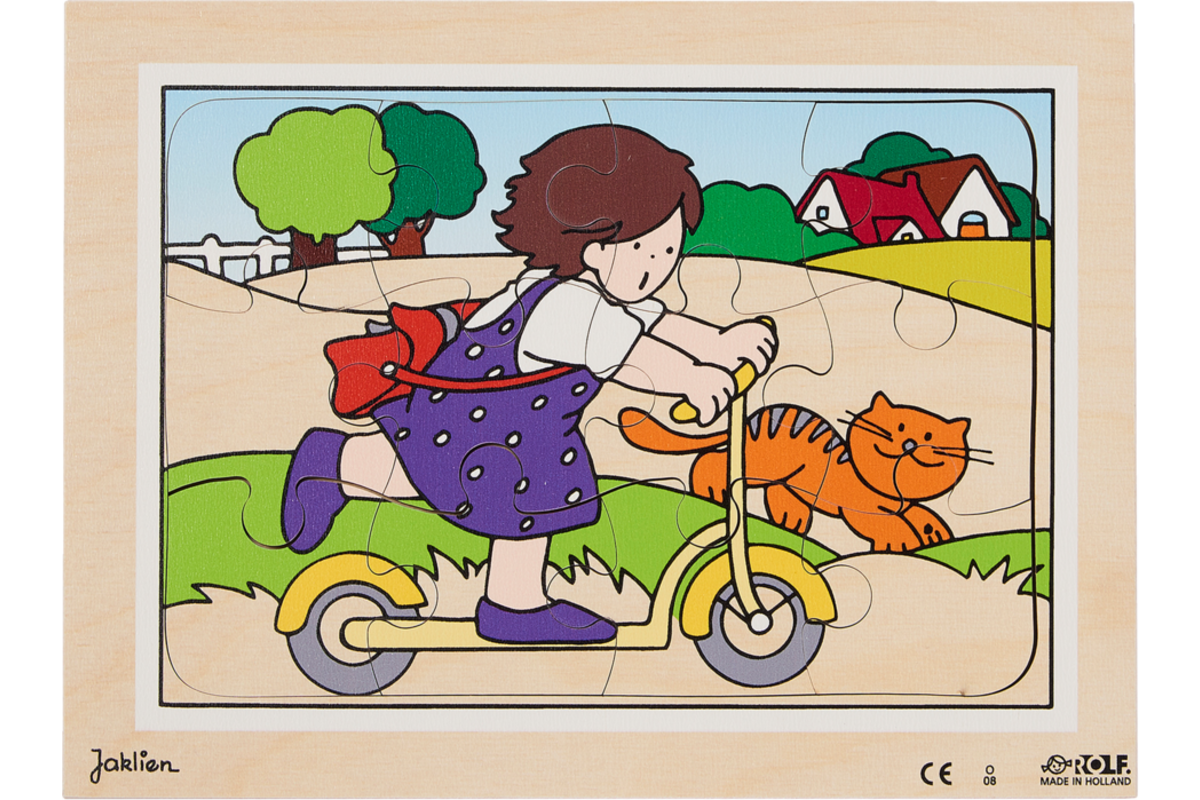 Rolf Puzzels - Puzzelserie transport 2, 12 stukjes per puzzel