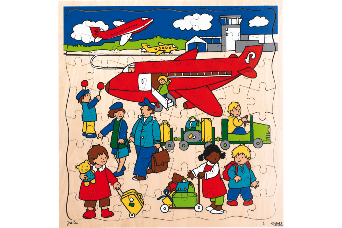Rolf Puzzels - Puzzel luchthaven, 64 stukjes