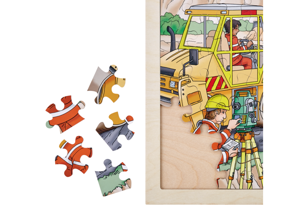 Rolf Puzzels - Techniekpuzzel wegenbouw, 120 st.
