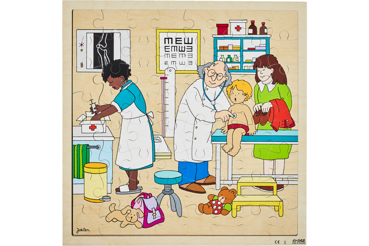 Rolf Puzzels - Puzzel eerste hulp, 64 stukjes