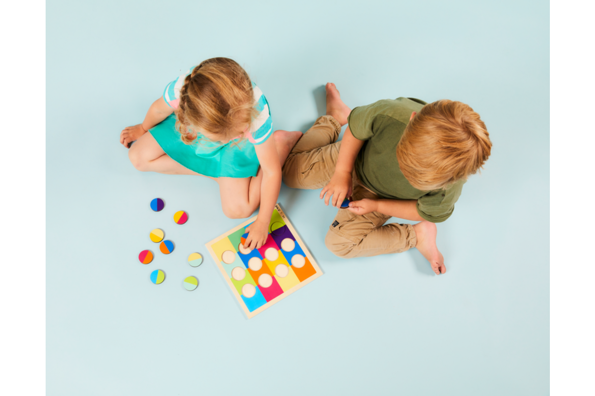 Rolf Puzzels - Reliëfpuzzel kleurenduo’s, 12 stukjes