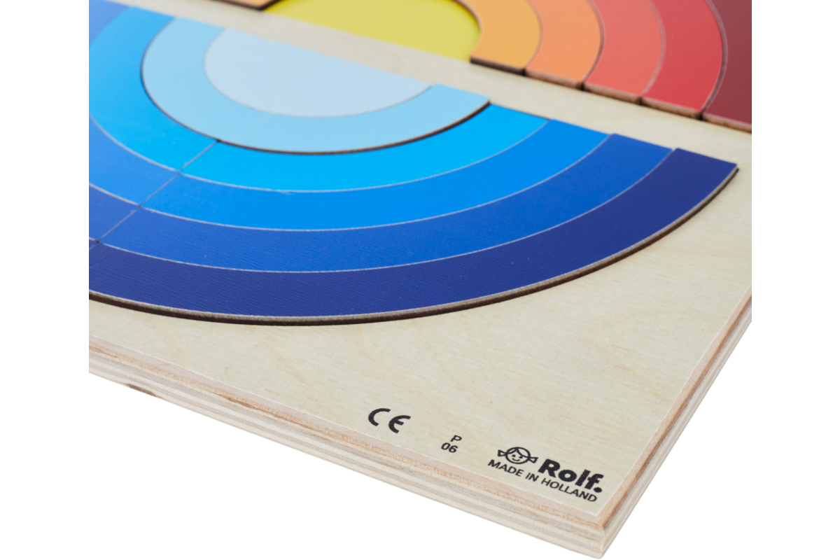 Rolf Puzzels - Reliëfpuzzel ontdek de grootte: zonsondergang, 19 stukjes