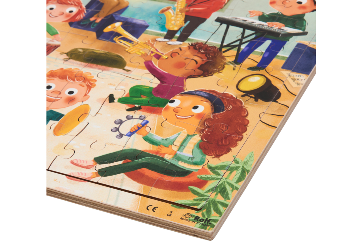 Rolf Connect - Puzzel de band, 81 stukjes
