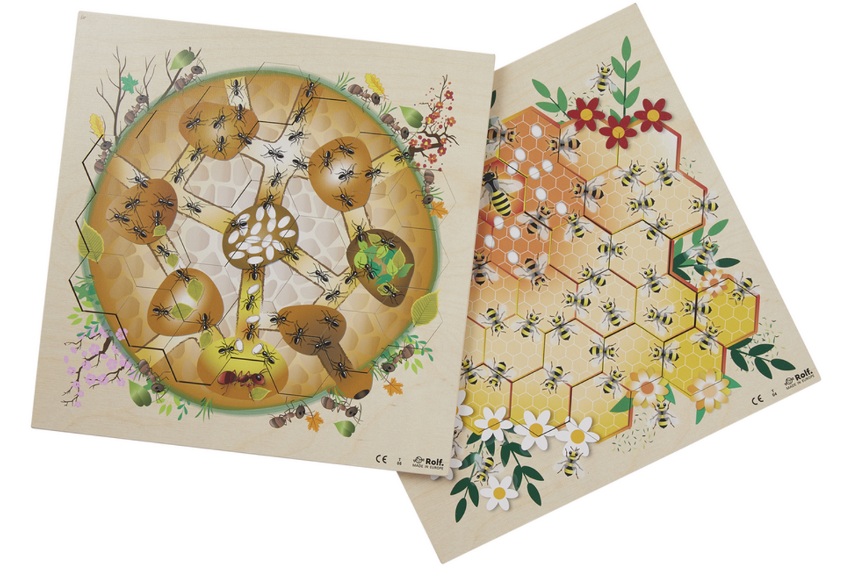 Rolf Puzzels - Puzzelserie bijen en mieren