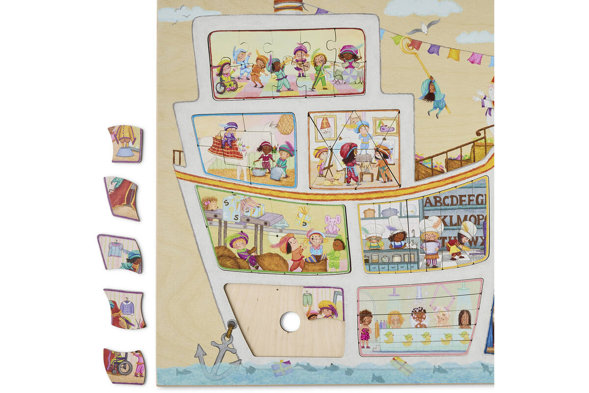 Rolf Puzzels - De boot van Sinterklaas, inclusief boek