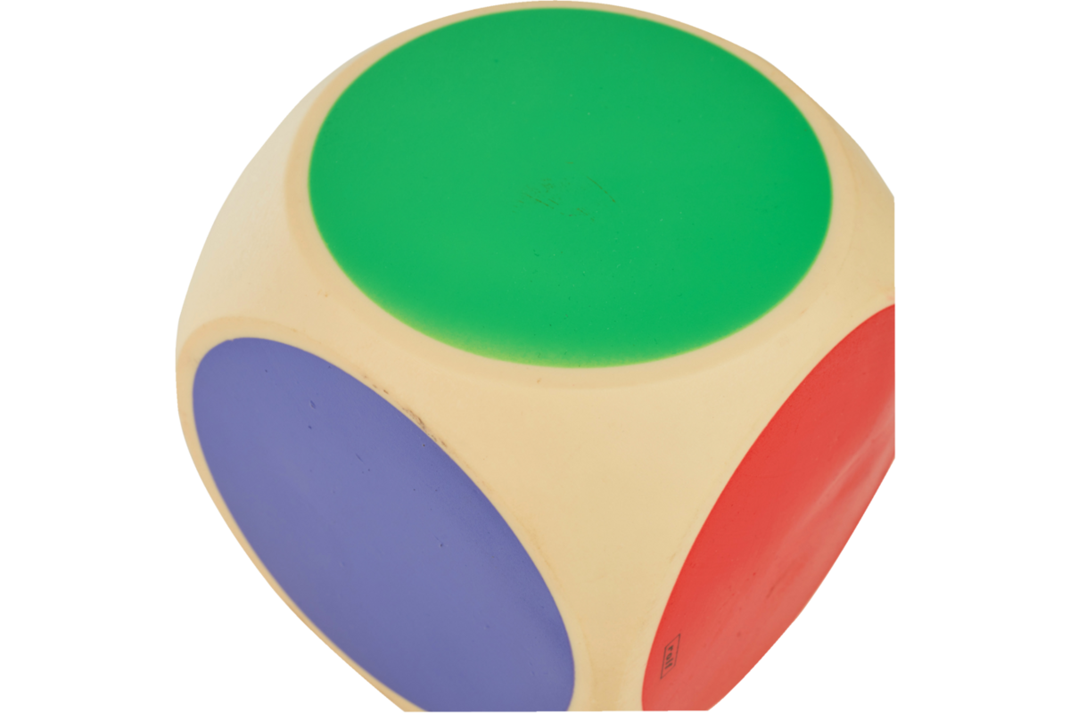 Rolf More - Dobbelsteen kunststof kleur 10 cm