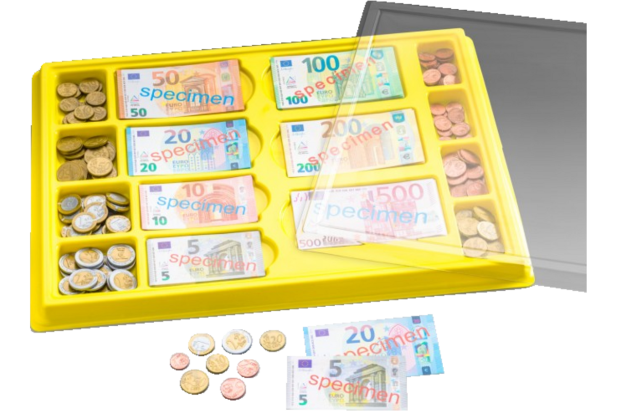 Rolf More - Eurogeld sorteerset voor 2 leerlingen