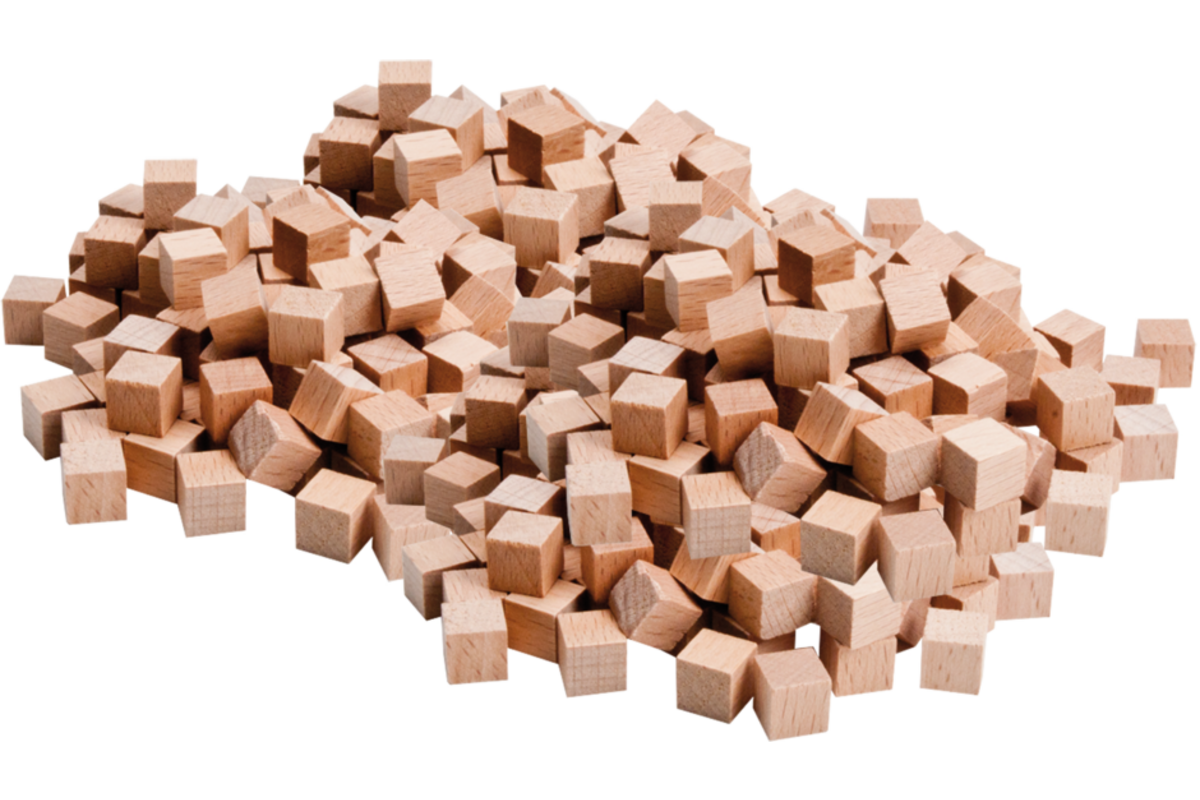 Rolf More - MAB materiaal - kubieke cm blank niet magnetisch, 100 stuks