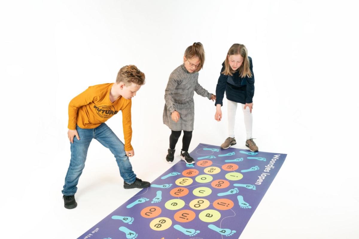 Rolf More - Woordjes lopen alle klanken, 100 x 200 cm, vinyl
