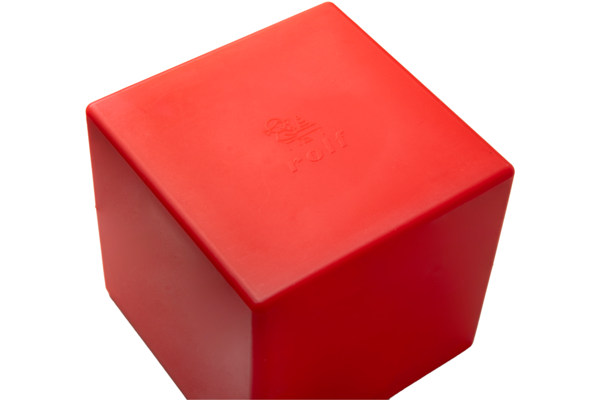 Rolf More - Bouwkubus rood