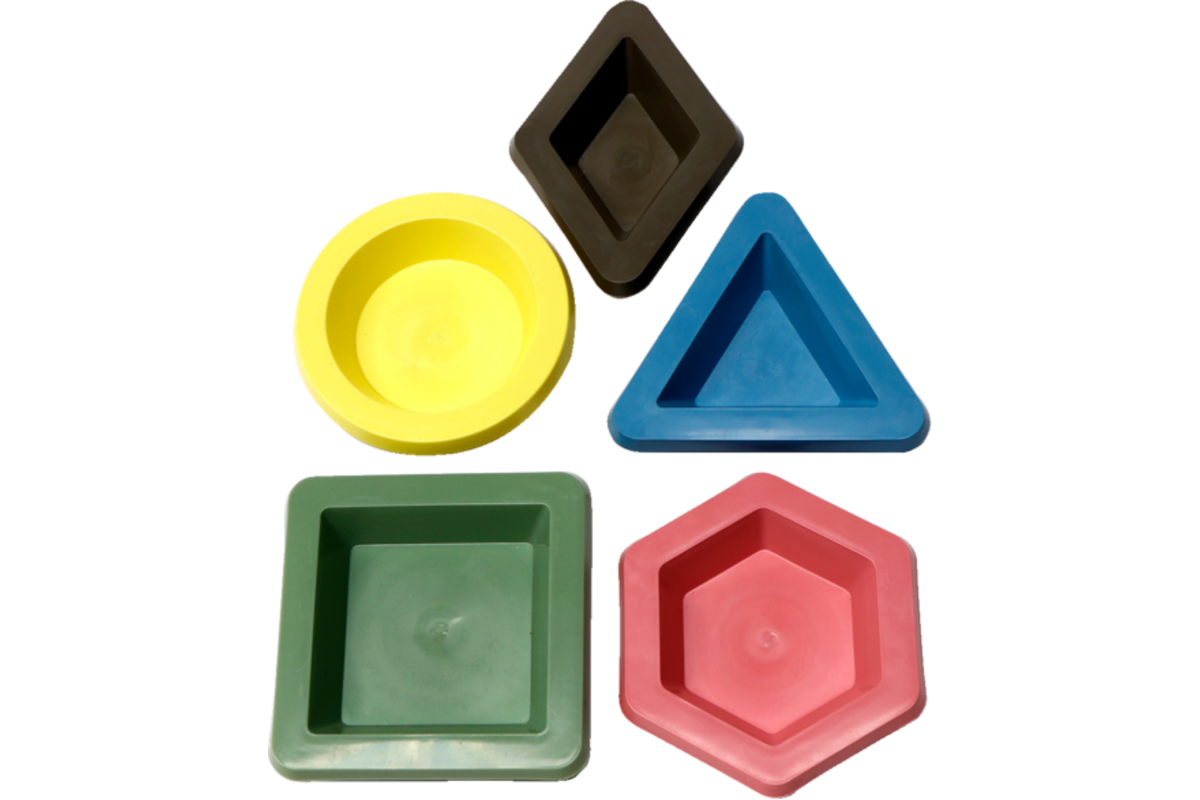 Rolf More - Zandvormenset super ECO, 5 st. roze/groen/grijs/blauw/geel