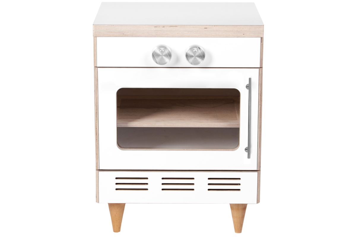 Rolf More - Oven wit met blank gelakte accenten