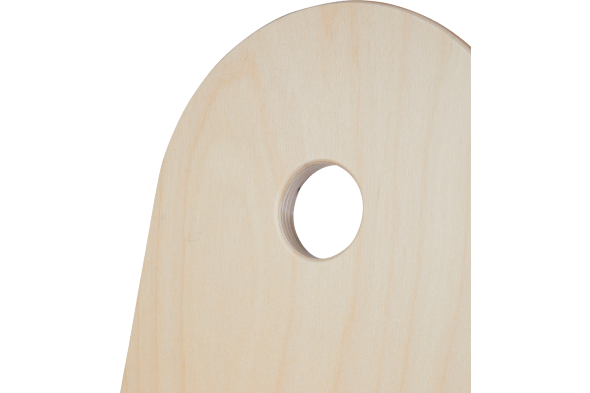 Rolf More - Stoel Rondo kleuteruitvoering naturel hoogte 30 cm gemonteerd