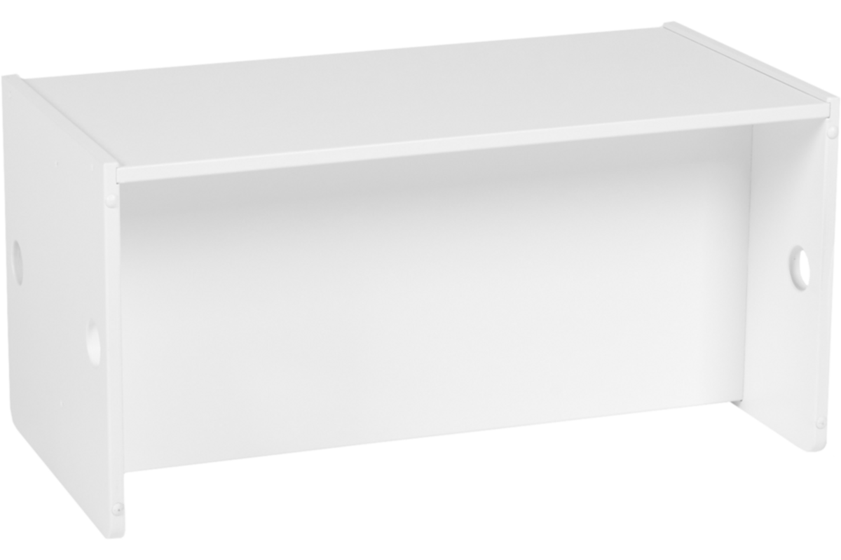 Rolf More - Bank Kuben kleuteruitvoering Wit gespoten 72x36x36cm ongemonteerd