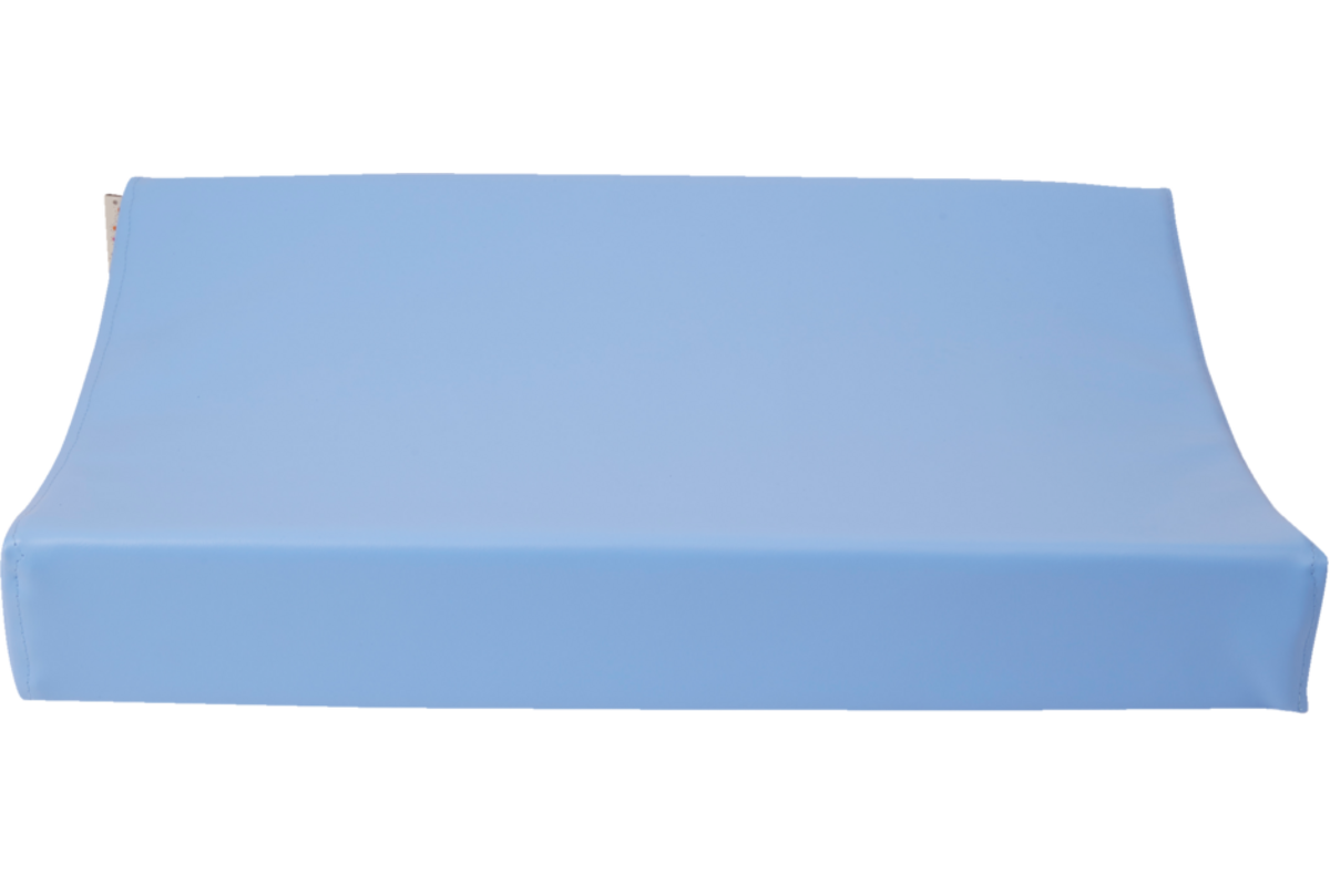 Rolf More - Poppen aankleedkussen 32 cm breed en 50 cm lang, blauw