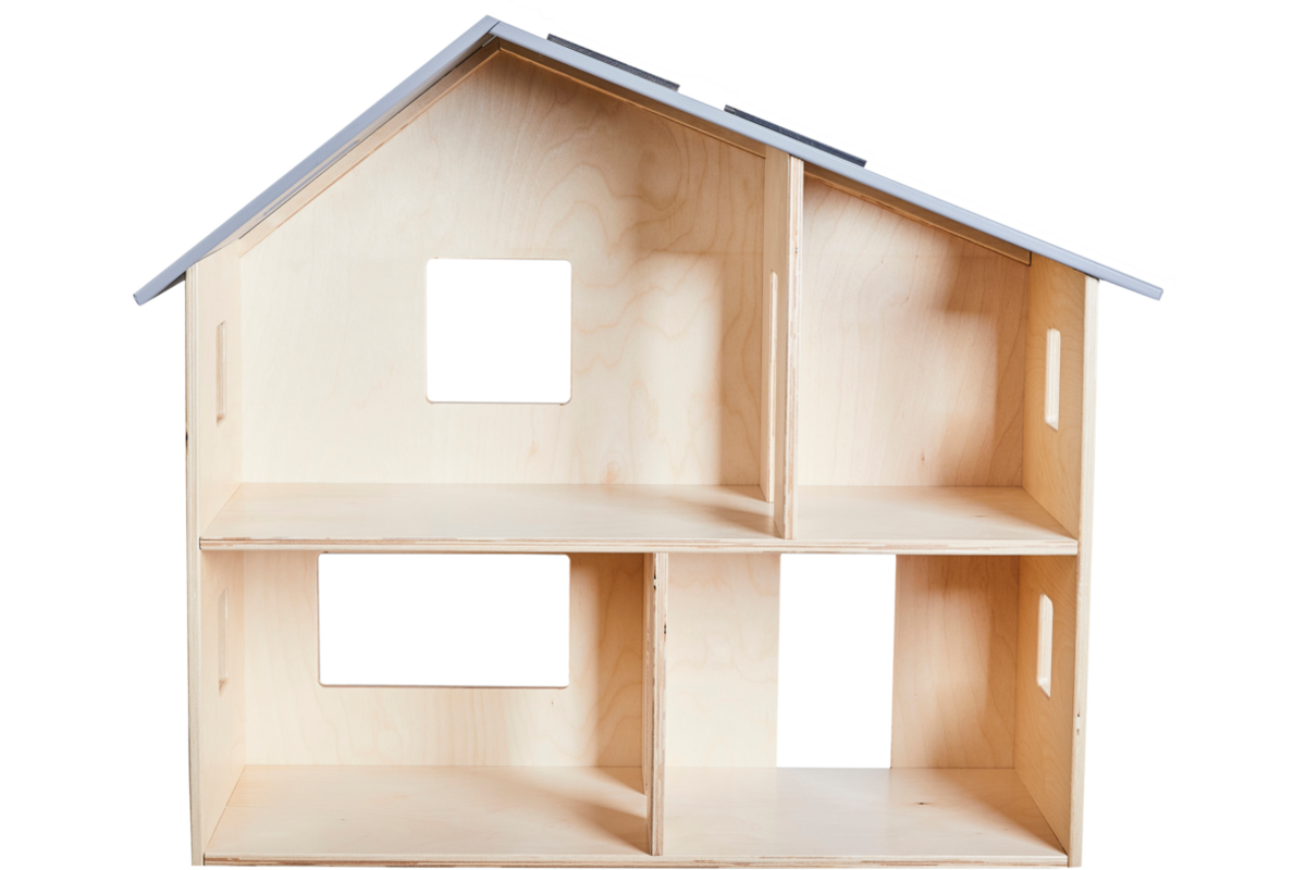 Rolf More - Poppenhuis groot met zonnepanelen