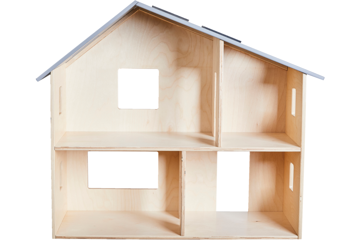 Rolf More - Poppenhuis groot met zonnepanelen