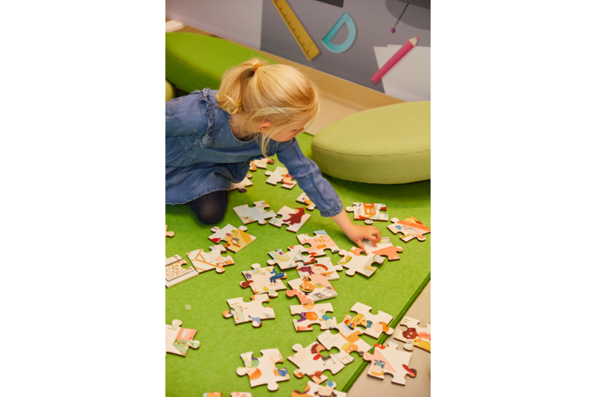 Rolf Puzzels - Vloerpuzzel welkom in de groep, 40 stukken