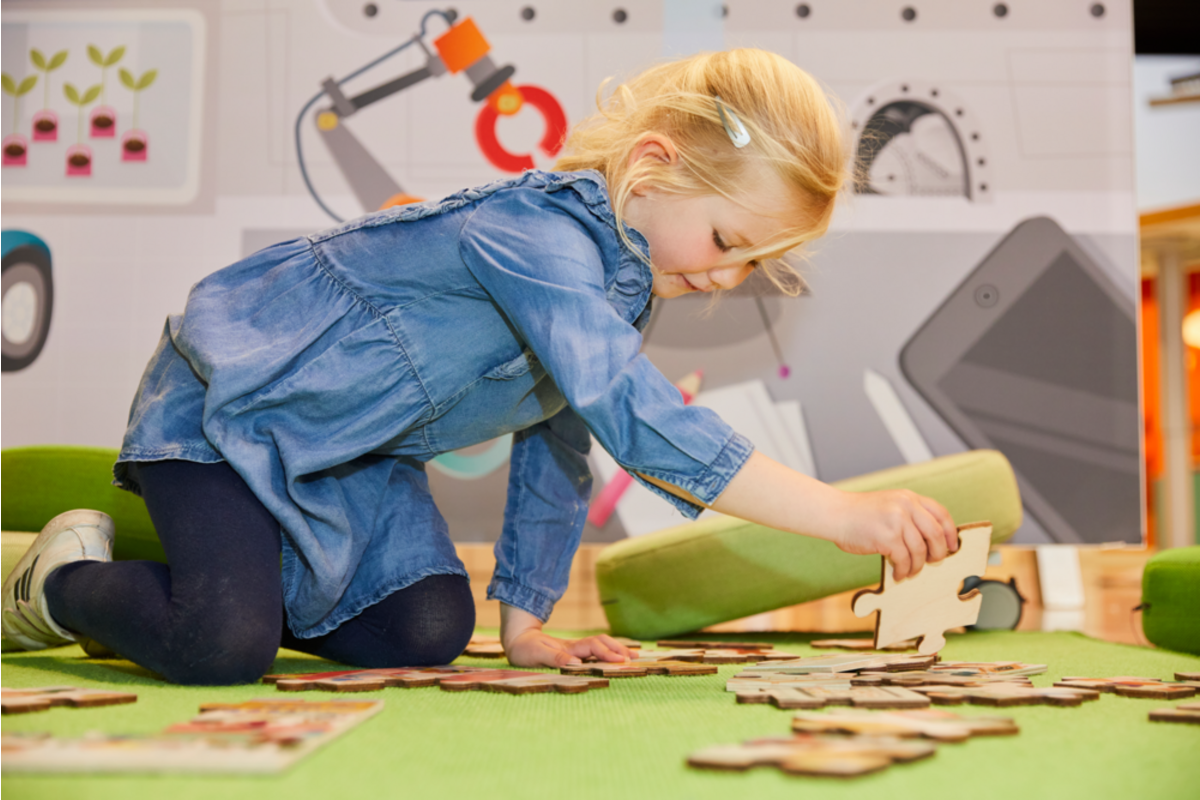 Rolf Puzzels - Vloerpuzzel welkom in de groep, 40 stukken