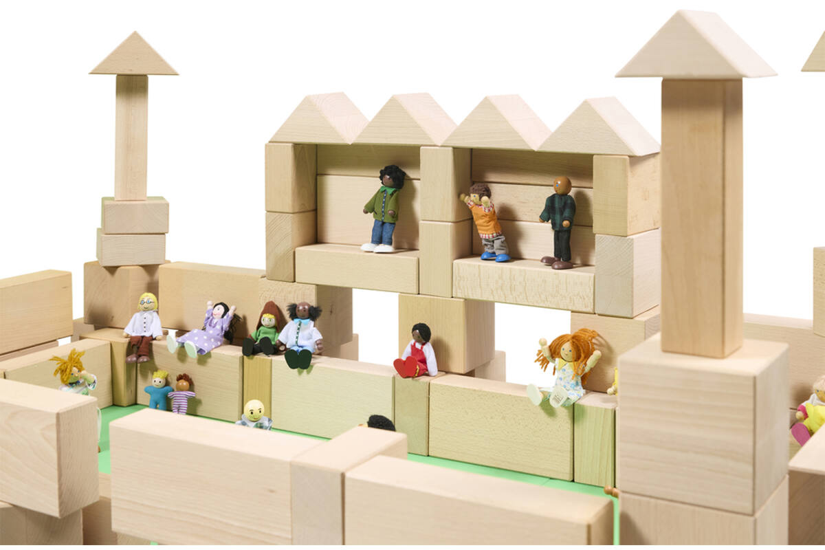 Rolf More - Haagse set 10 × 10 cm inclusief kast ahorn