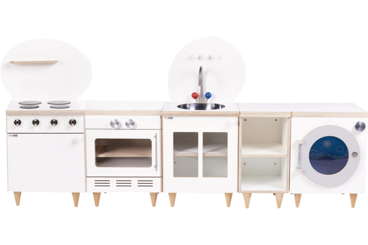 Rolf More - Keuken wit, bestaande uit 5 onderdelen