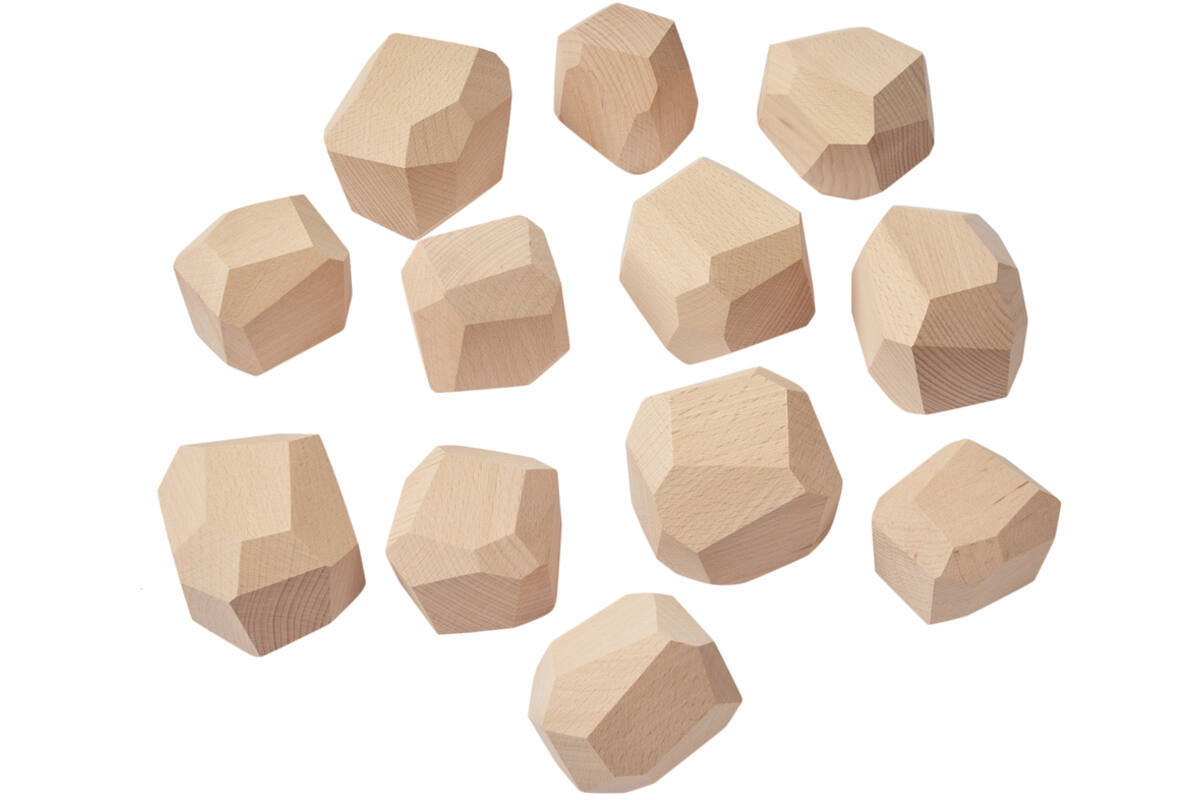 Stekkels set van 12 stuks, 6 medium en 6 large